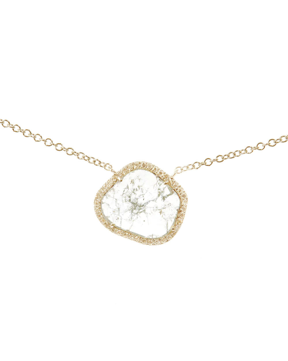Poppy Sliced Diamond Necklace