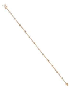 Yellow Gold Diamond Connect Bracelet