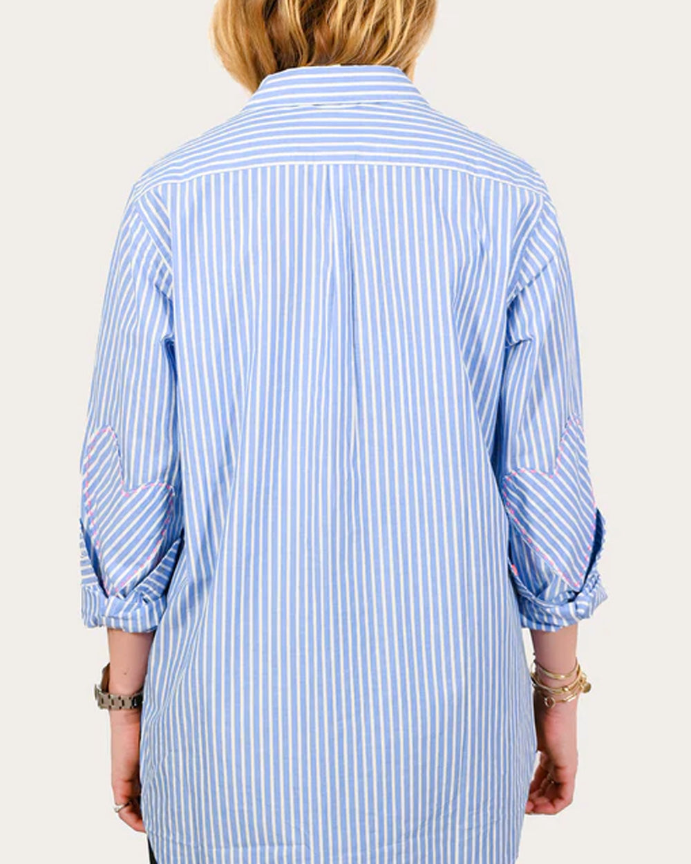 Blue and White Stripe Classic Mia Shirt