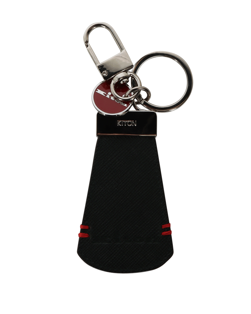 Forrest Saffiano Leather Keychain