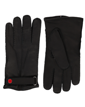 Black Leather Gloves