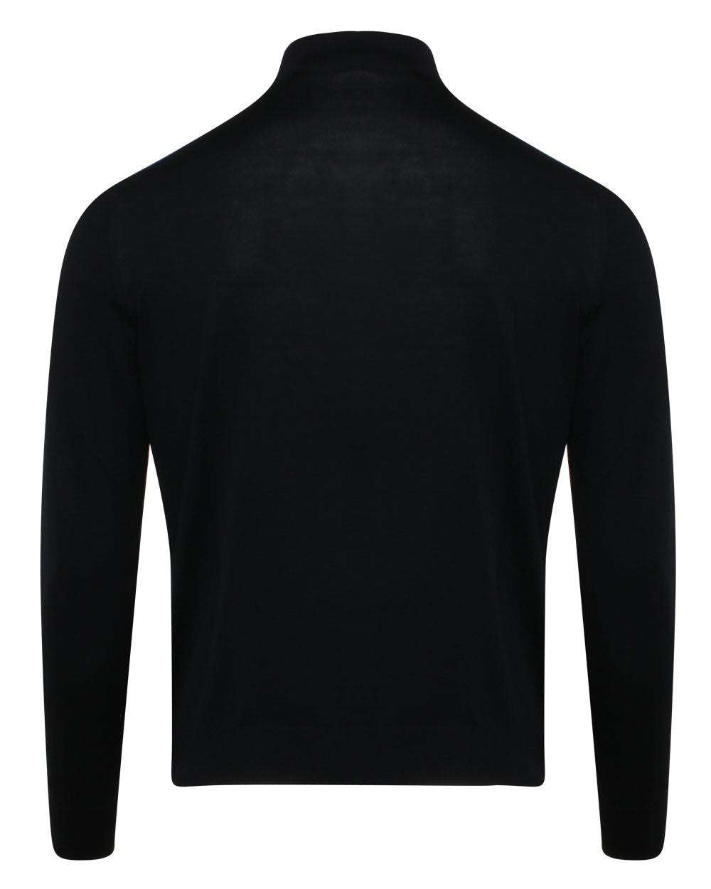 Black Mock Neck Knit Sweater