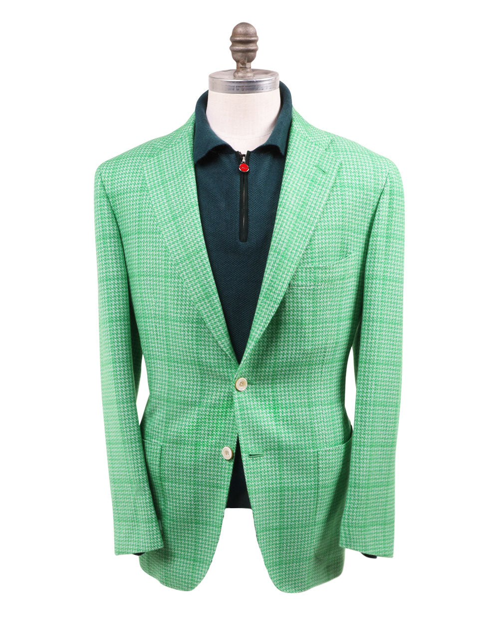 Bright Green and White Sportcoat
