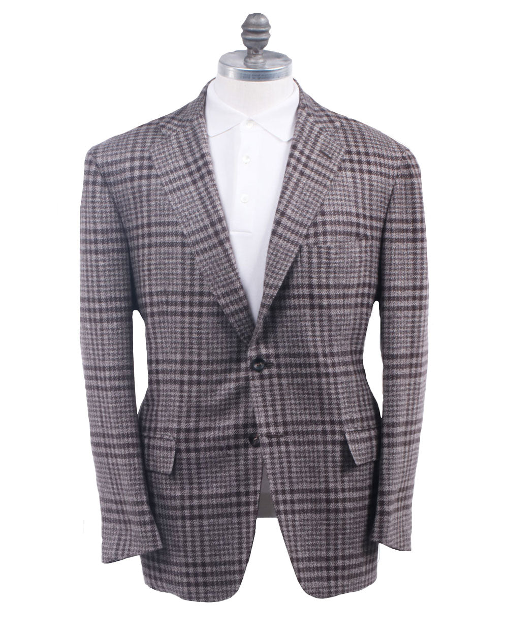 Brown and Tan Glen Plaid Sportcoat