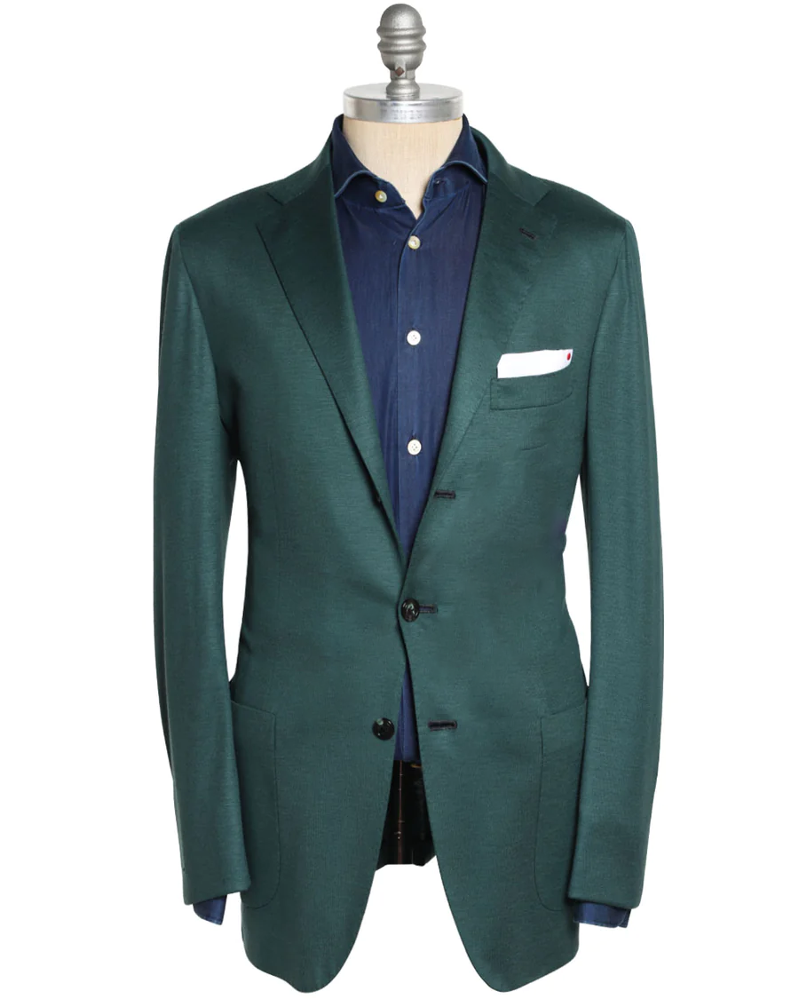 Emerald Green Cashmere Stretch Sportcoat