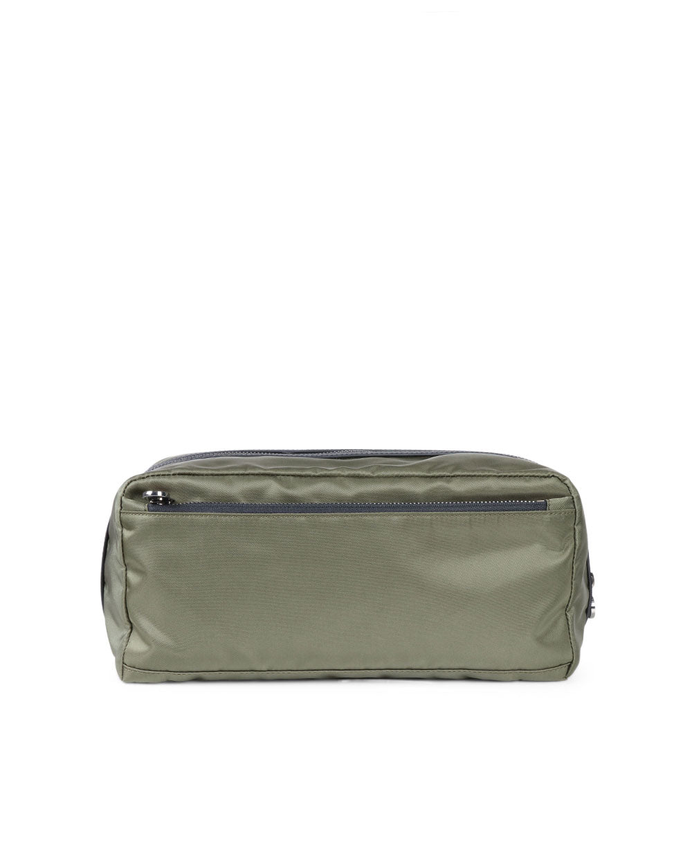 Green Nylon Single Zip Dopp Kit