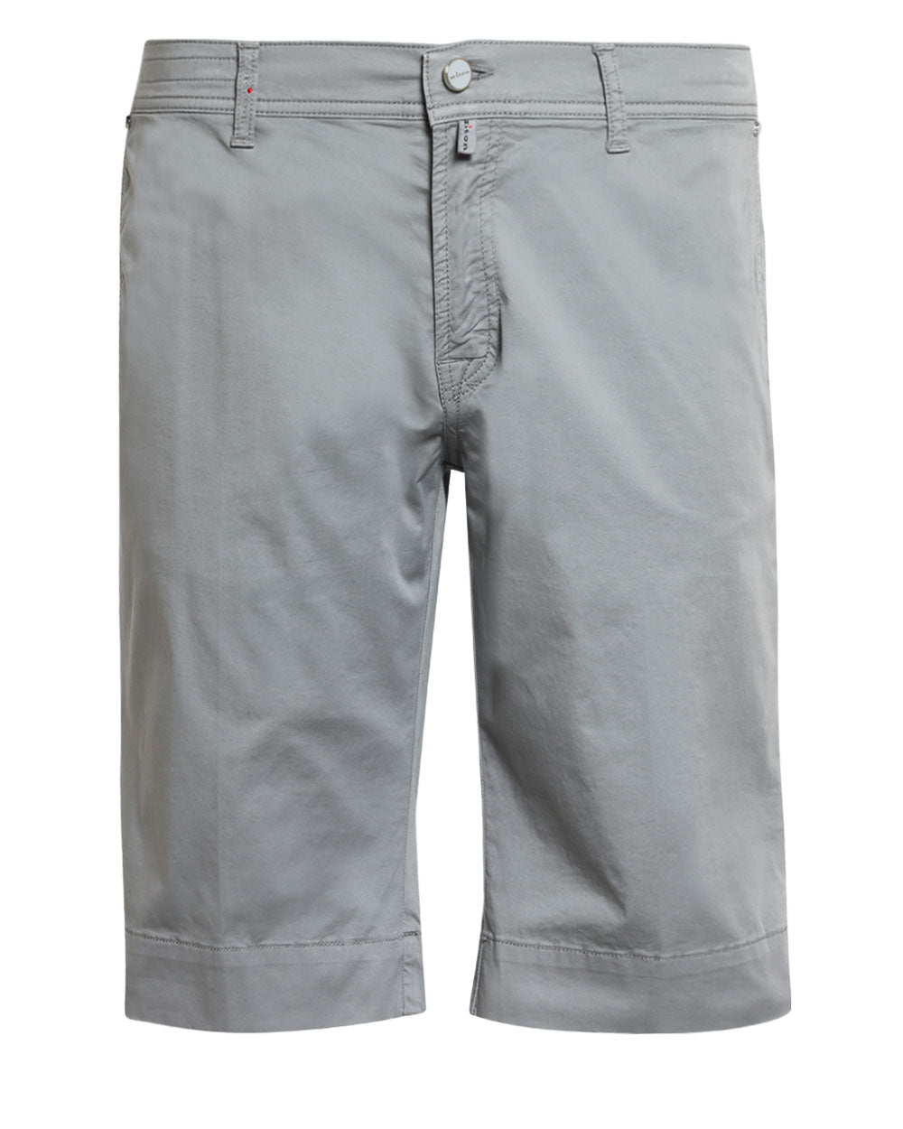 Grey Cotton Blend Bermuda Short