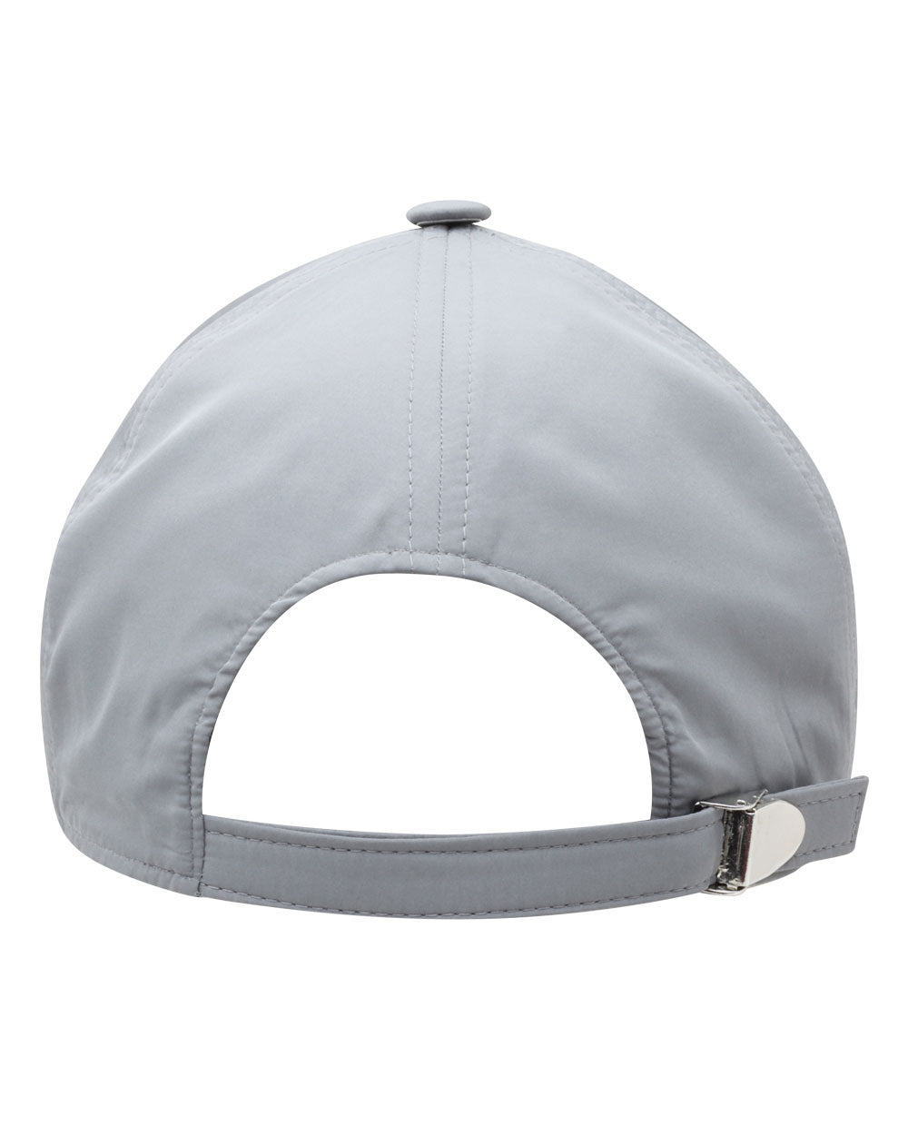 Grey Polyester Baseball Cap