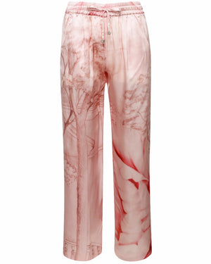 Light Pink Silk Trouser