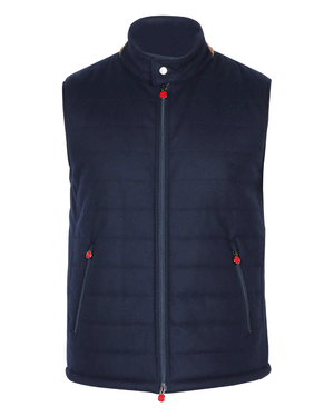 Navy Blue Cashmere Vest