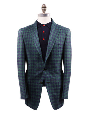 Navy and Green Check Sportcoat