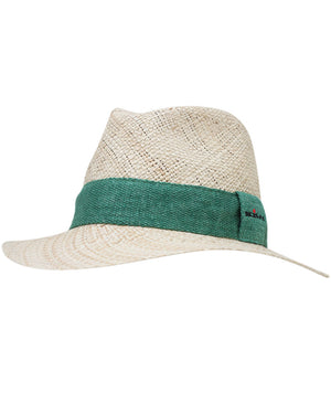 Paglia Straw Hat with Green Band