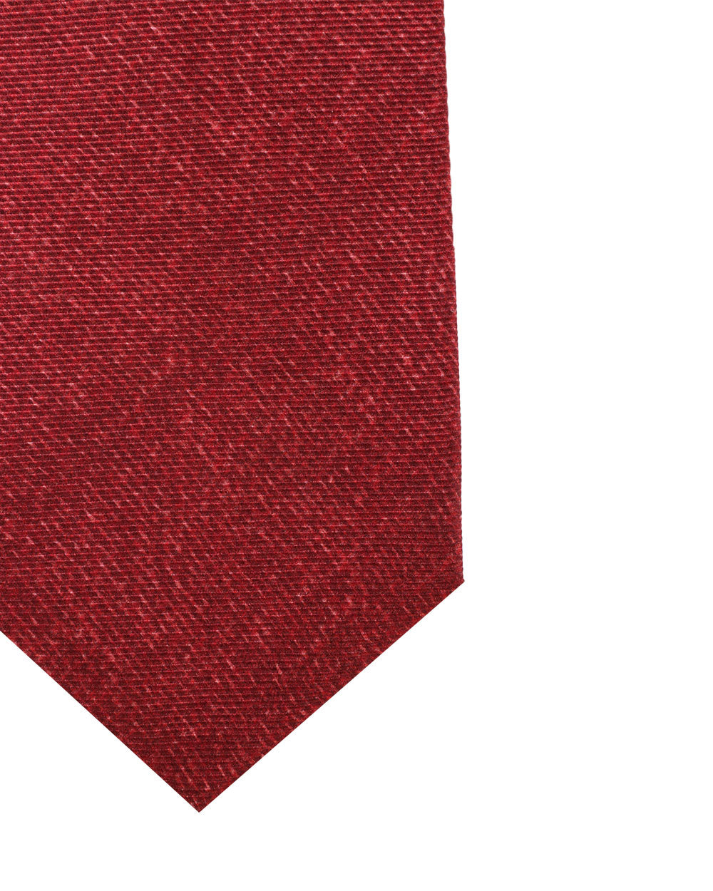 Red Melange Silk Tie