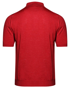 Red Short Sleeve Polo