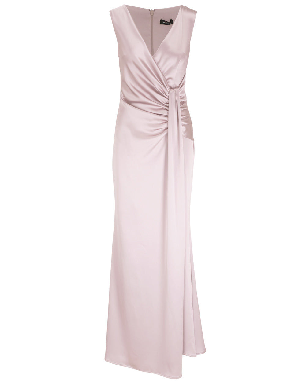 Rose Sleeveless Drape Gown