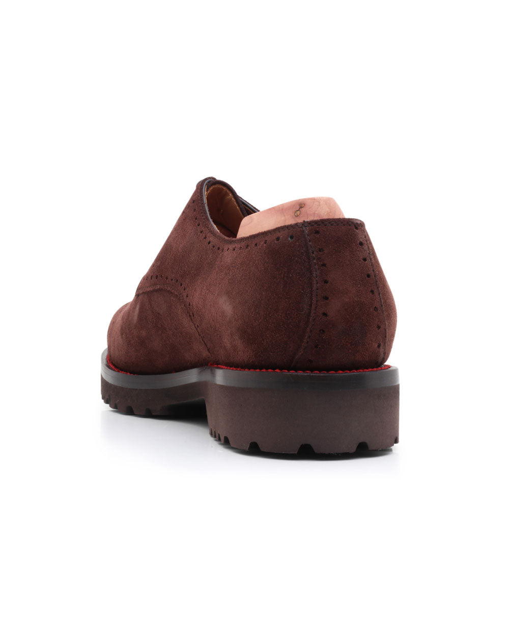 Suede Casual Laceup in Brown