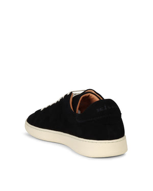 Suede Sneaker in Black