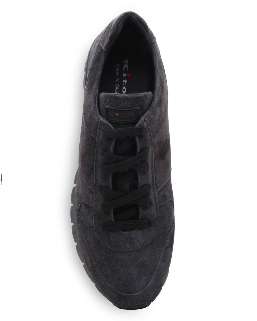 Suede Sneaker in Grey