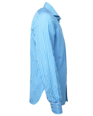 Turquoise Striped Sportshirt