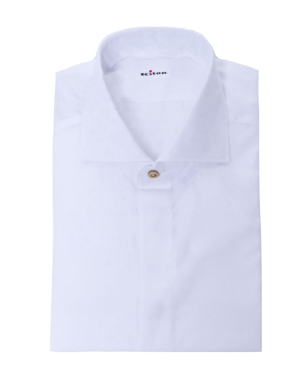 White Tonal Diamond Formal Shirt
