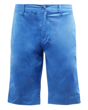 Electric Blue Cotton Shorts