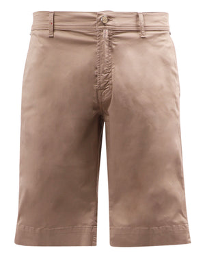Khaki Cotton Shorts