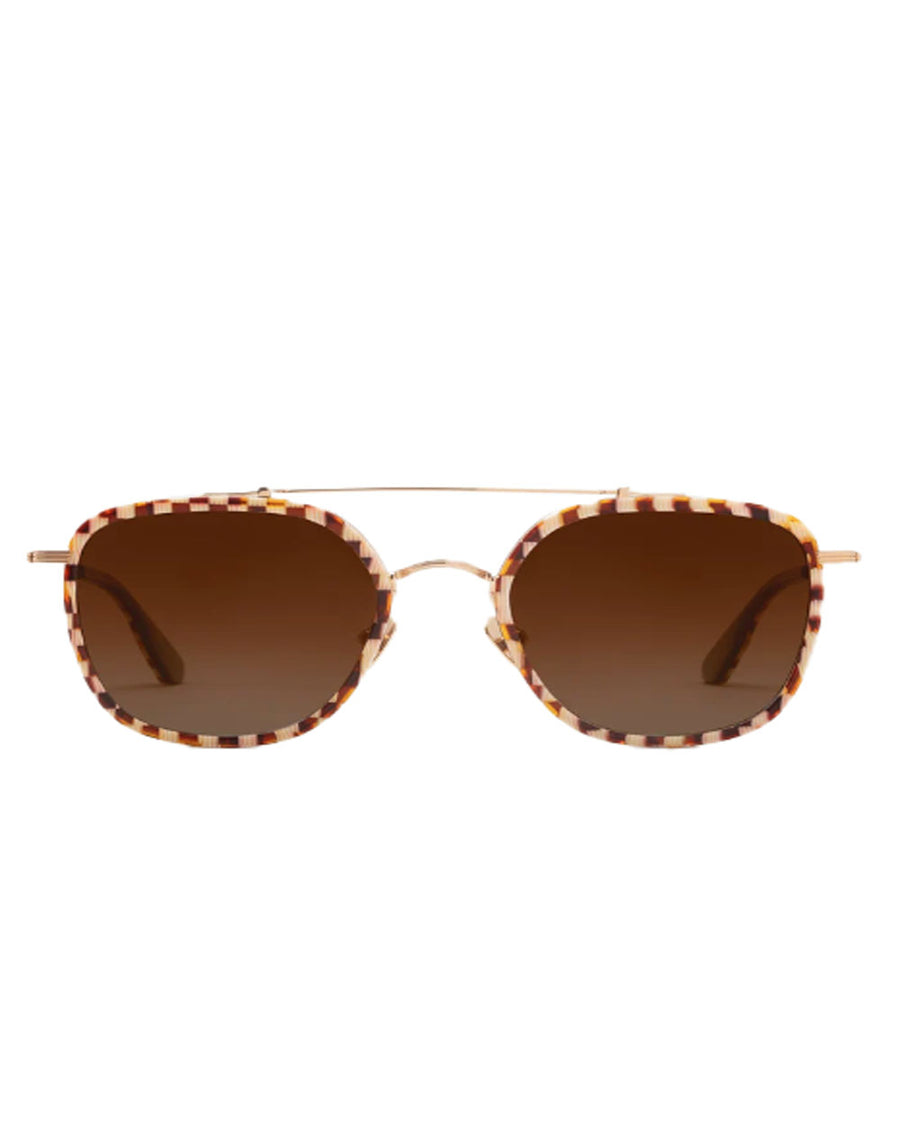 Austin Sunglasses in 18K Cafe Dolce