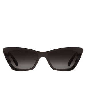 Brigitte Sunglasses in Black and Crystal