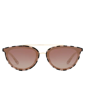 Clio Nylon Sunglasses in Harlequin 18K