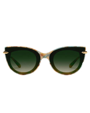 Laveau Nylon Sunglasses in Pearlescent 18K