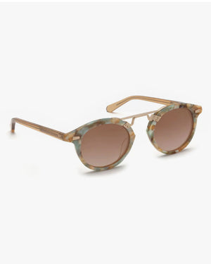 St. Louis II Sunglasses in Pearlescent + Sweet Tea