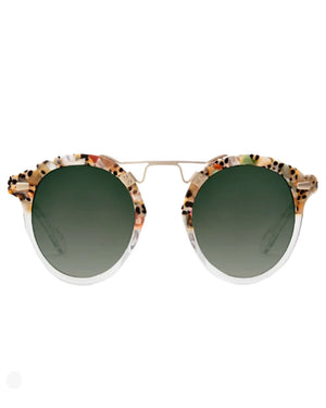 St. Louis II Sunglasses in Poppy + Crystal