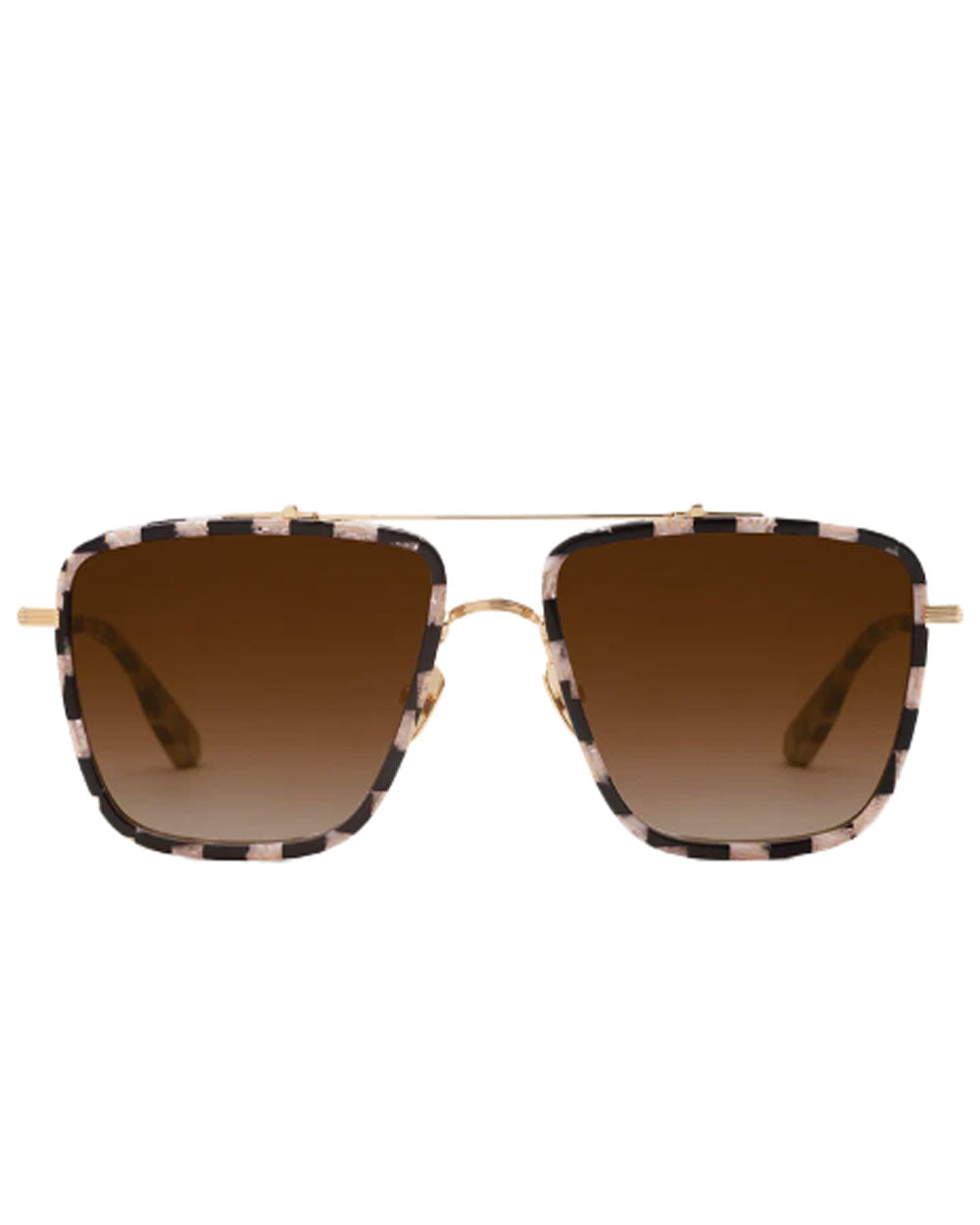Vail Sunglasses in 18K Harlequin