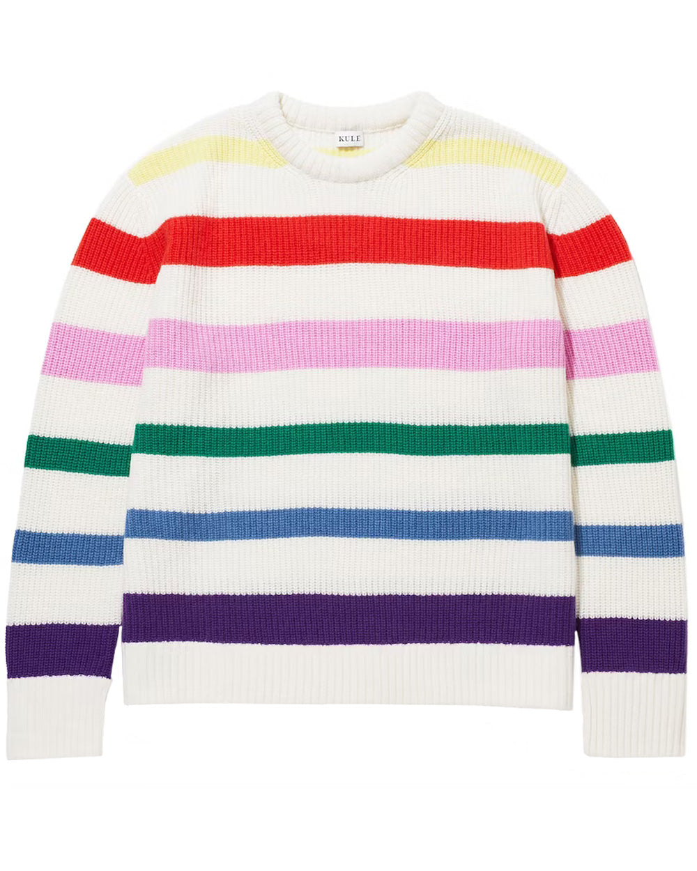 The Alden Long Sleeve Pullover in Candy Stripe