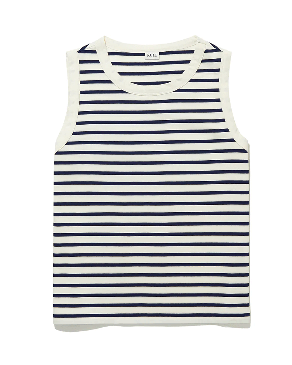 The Tank in Cream and Navy