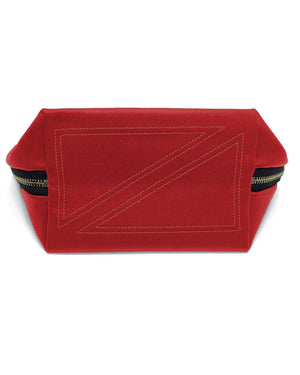 Large Vacationer Makeup Bag  in Red and Pink