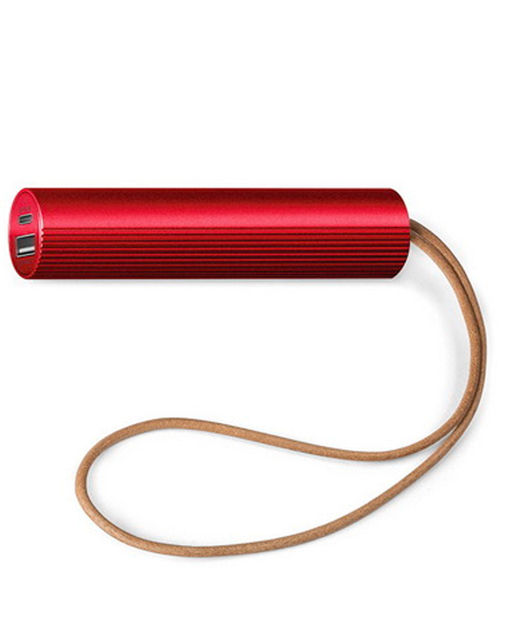 Fine Tube Power Bank in Red