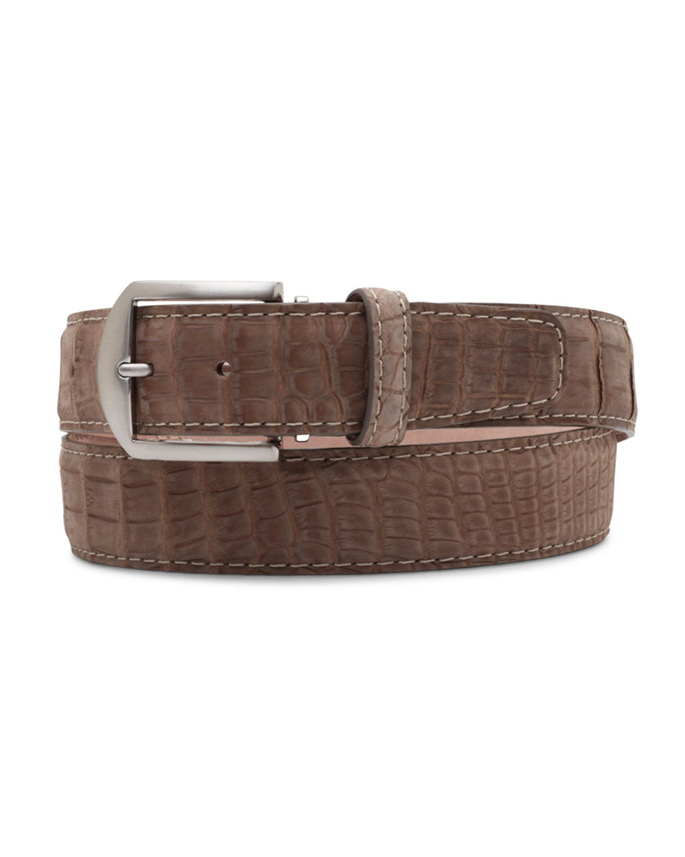 L.E.N. Buffed Alligator Belt in Fawn – Stanley Korshak