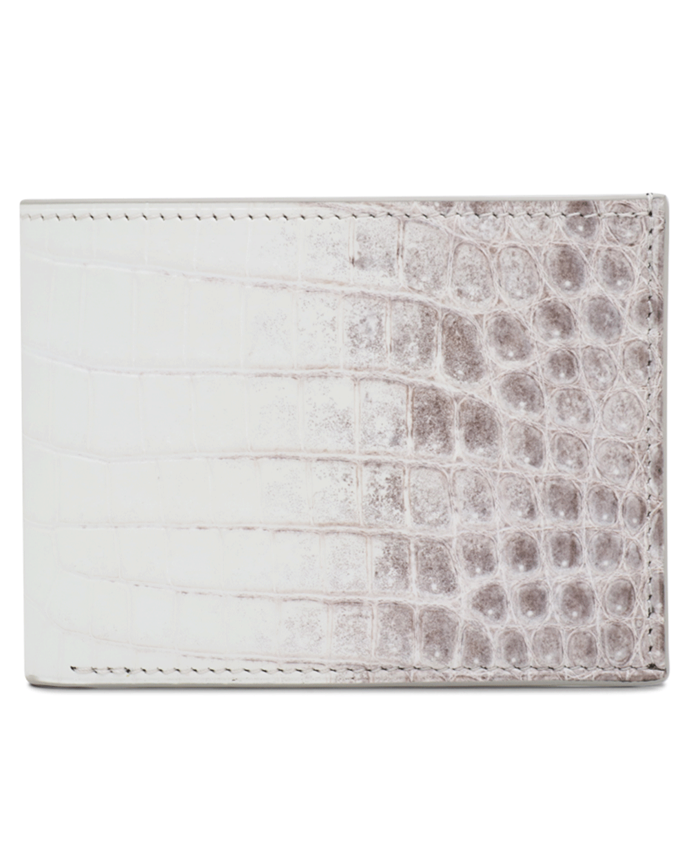 Deluxe Himalayan Bifold Wallet in White Snow Cap