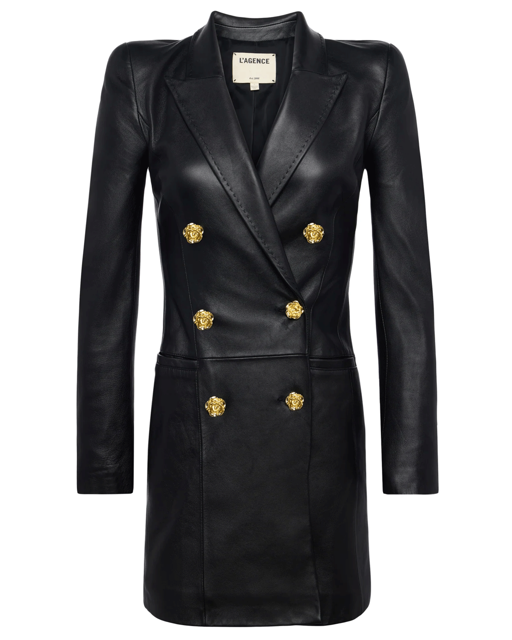 Black Tora Tuxedo Blazer Dress