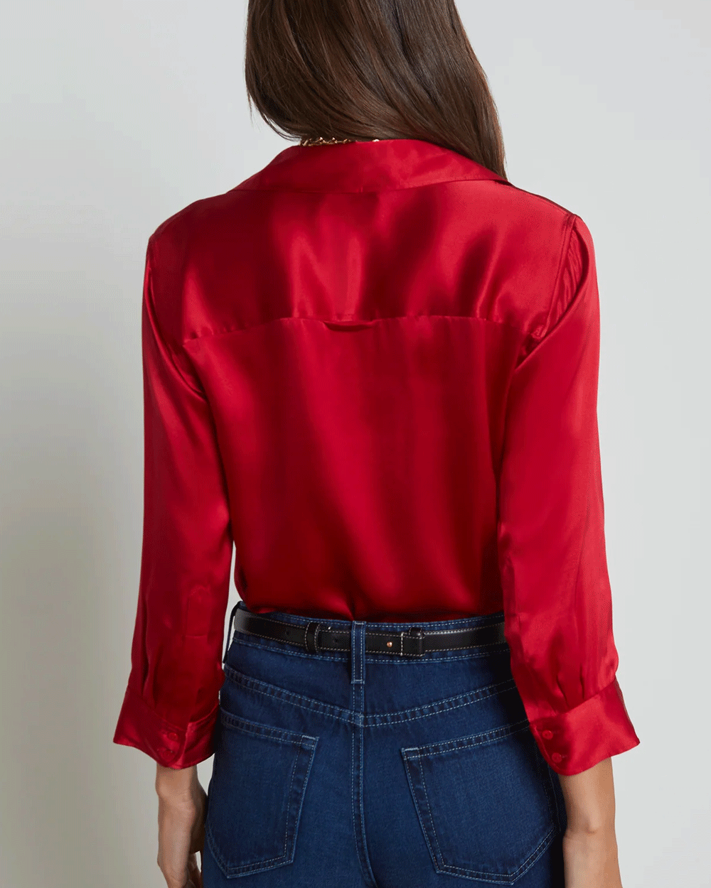 Garnet Red Dani Blouse