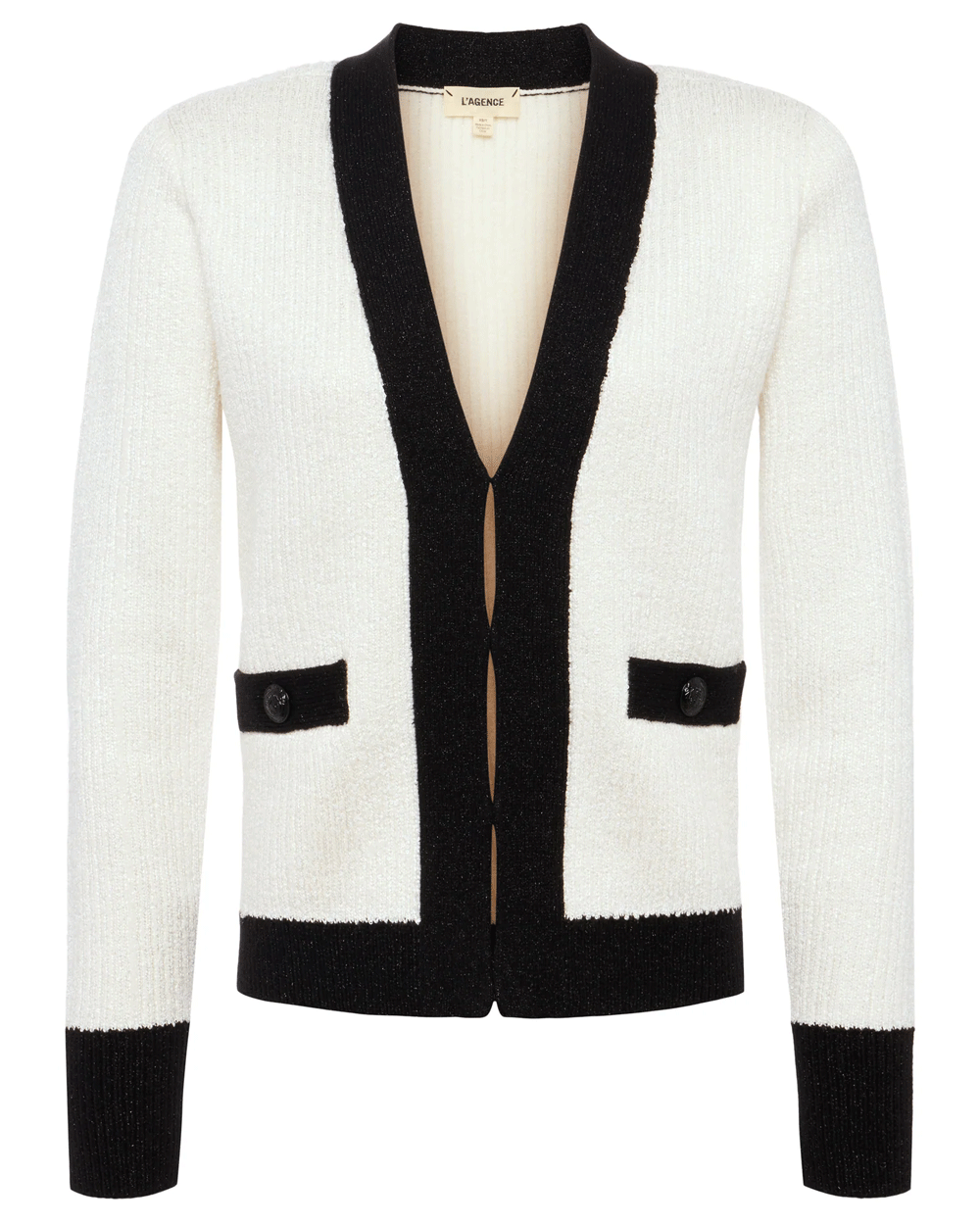 Ivory Sequin Black Jinny Cardigan