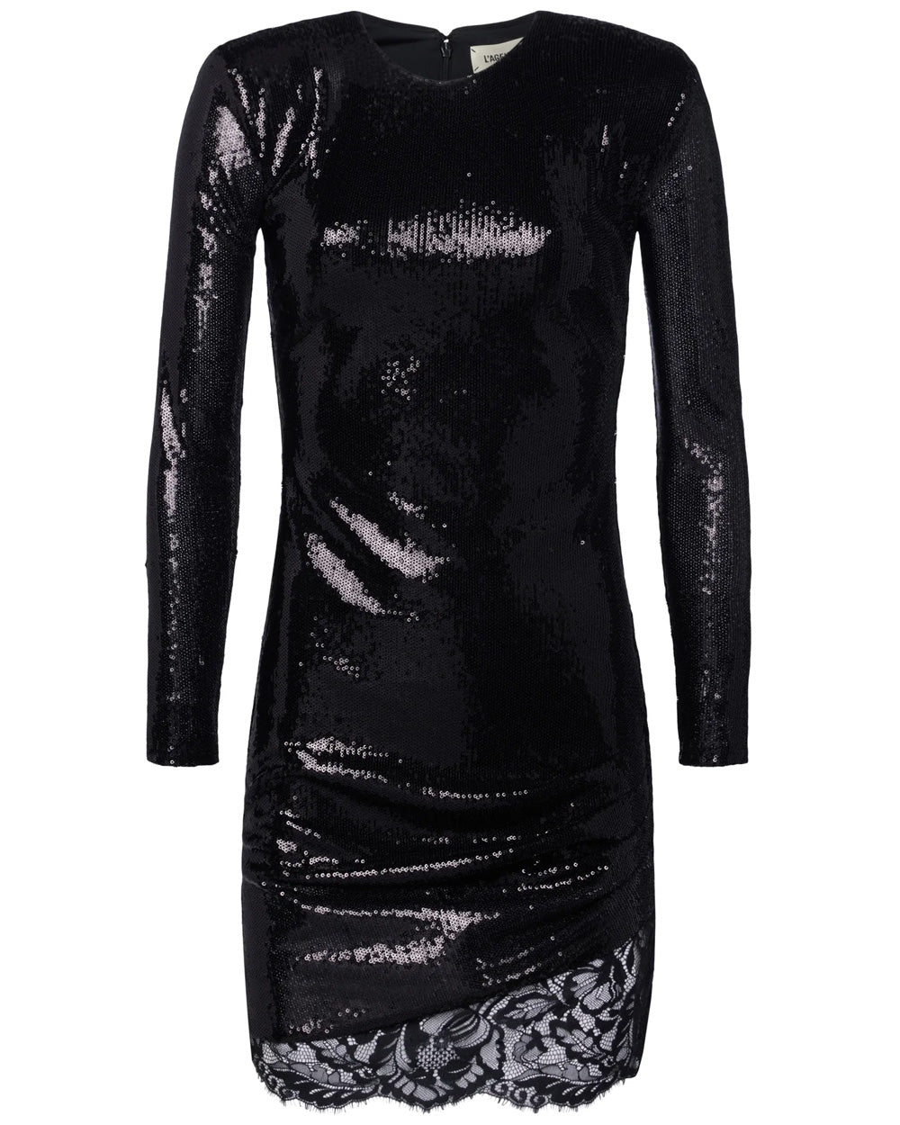 L’Agence Black Lace Alba Mini Dress – Stanley Korshak