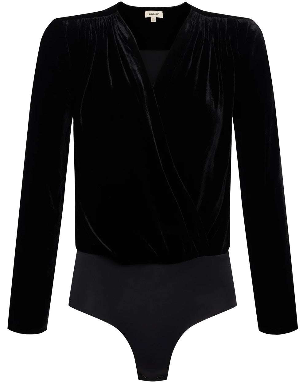 Black Velvet Kallie Crossover Bodysuit