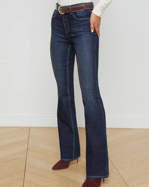 Selma High Rise Sleek Baby Bootcut Jean in Crest