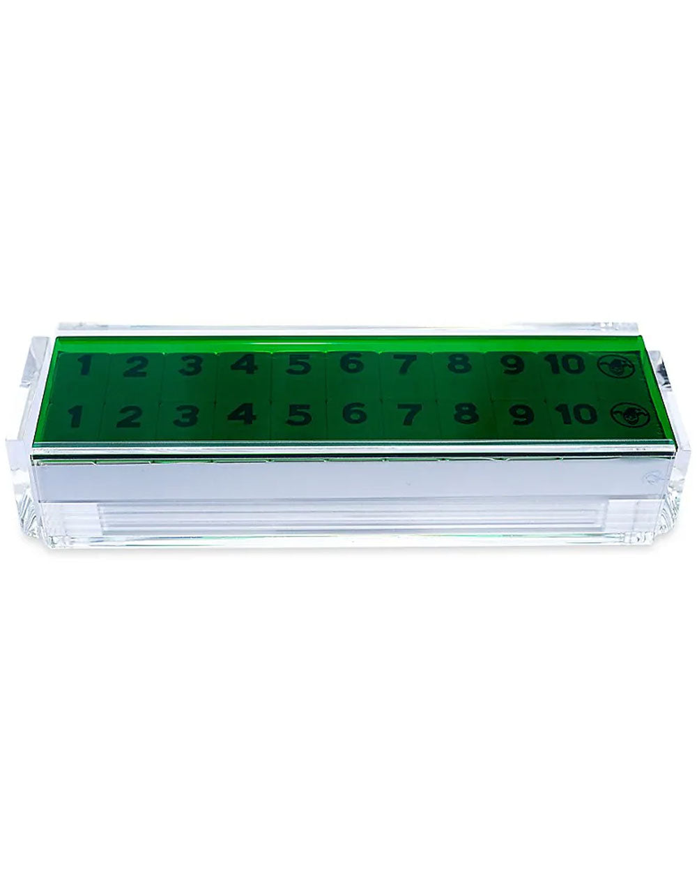 Luxe Rummy Tile Game in Neon Green