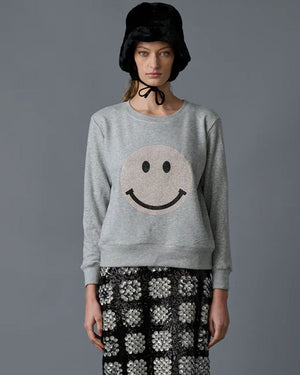 Heather Grey Happiness Pullover