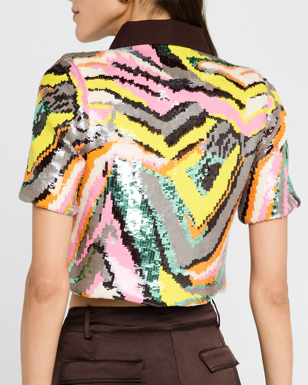 Pop Art Sequin Polo