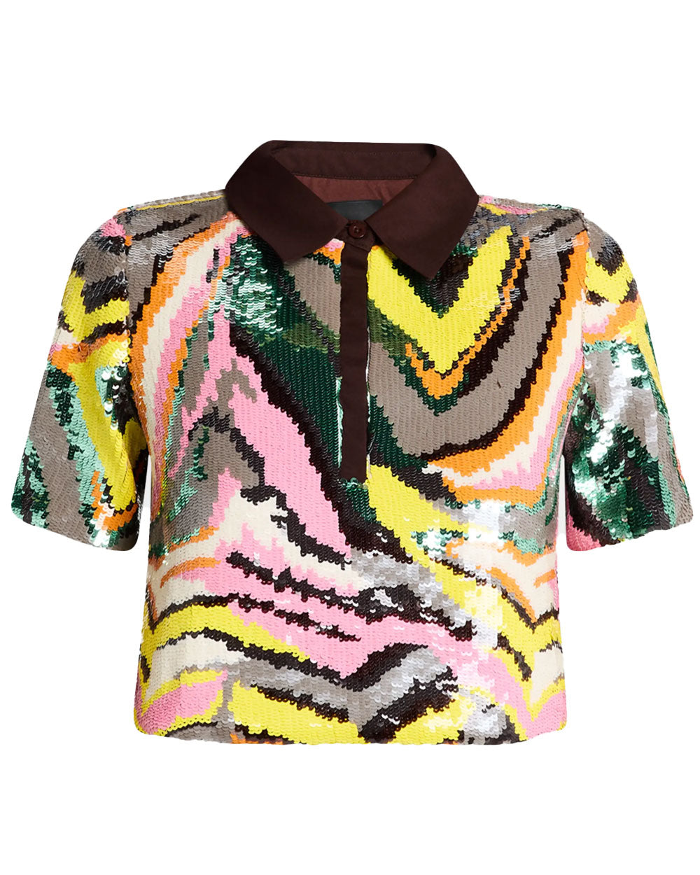 Pop Art Sequin Polo