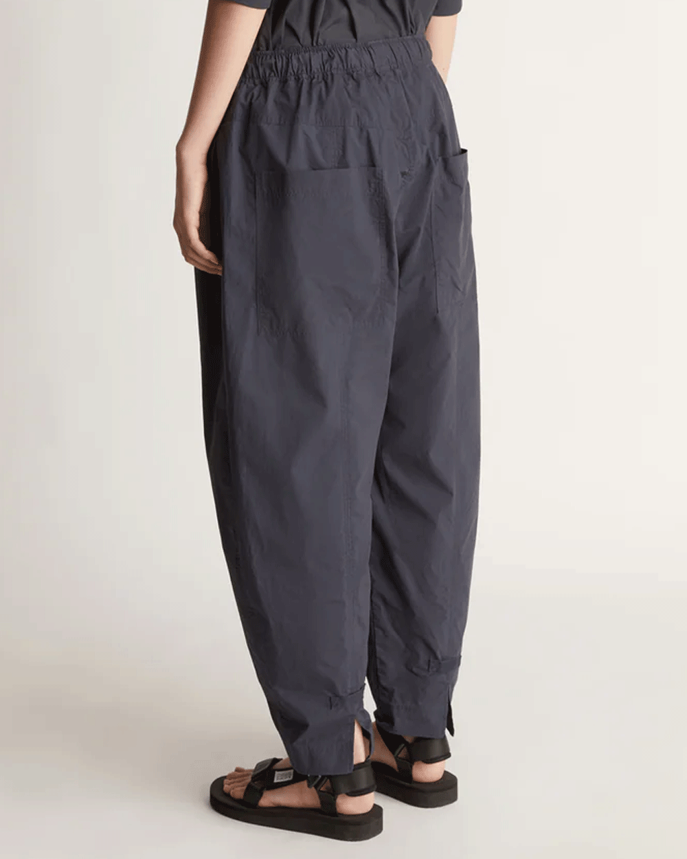 Navy LM Poplin Pant